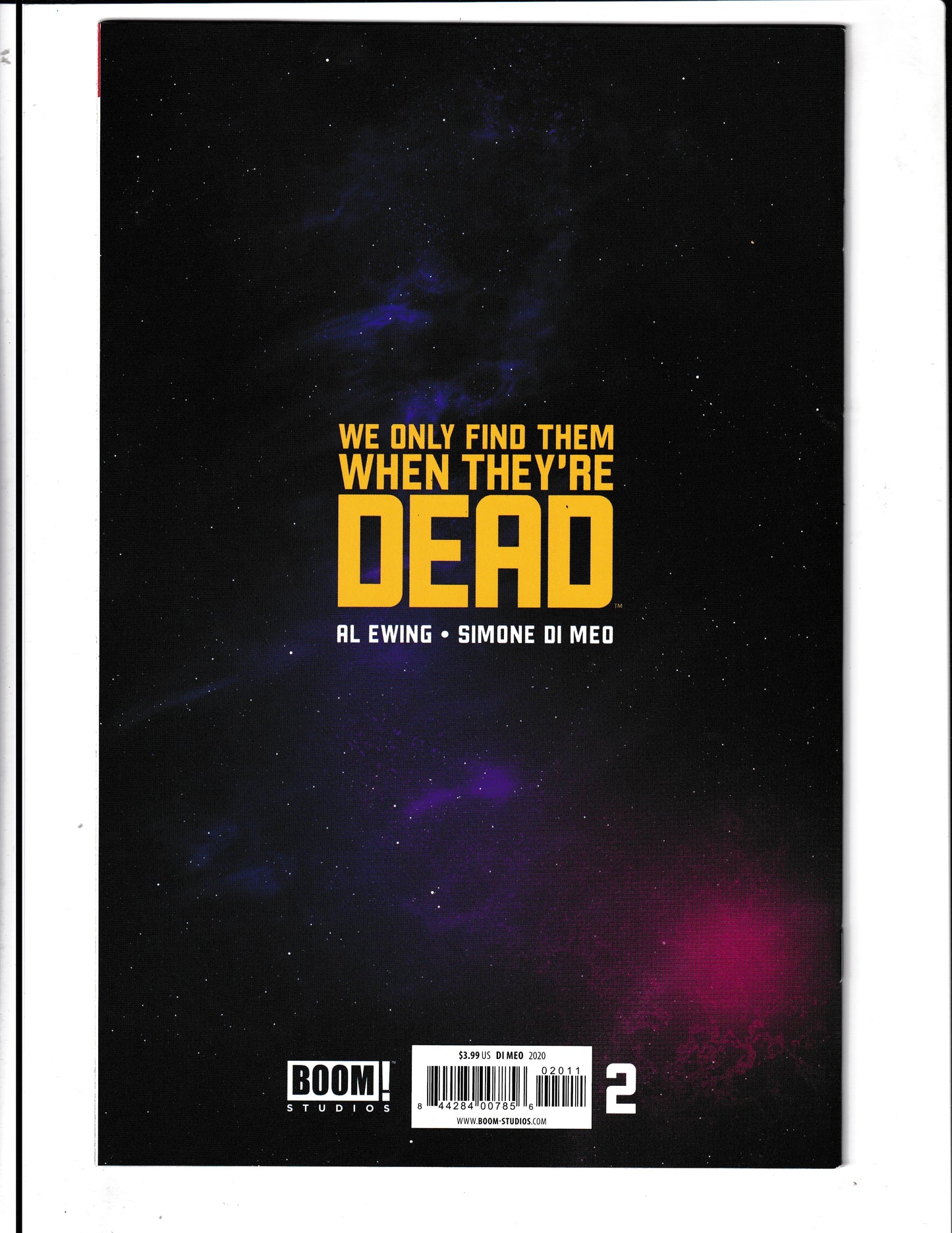 We only find them when they're dead #2 (2020) BOOM! Comics