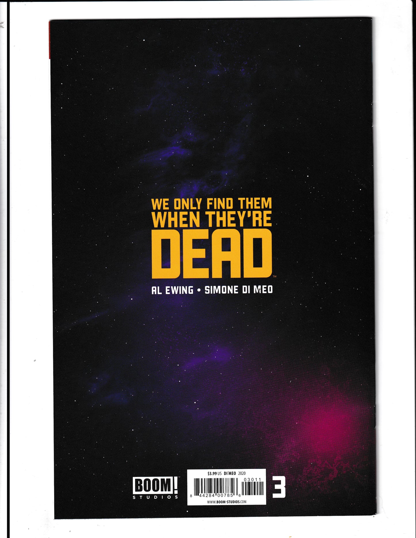 We only find them when they're dead #3 (2020) BOOM! Comics