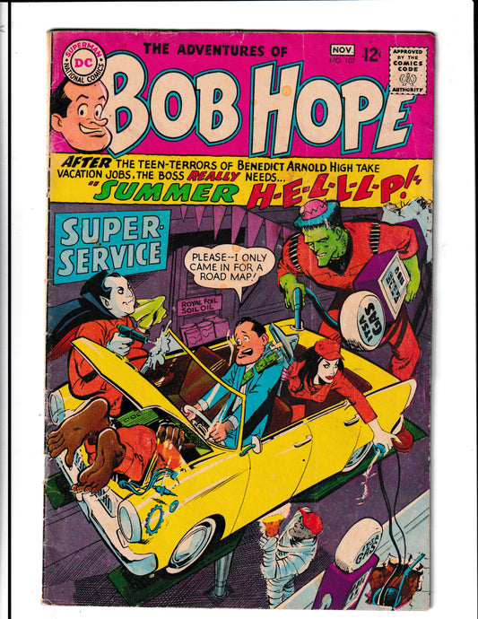 Adventures of Bob Hope #107 (1967) Neal Adams cover DC Comics