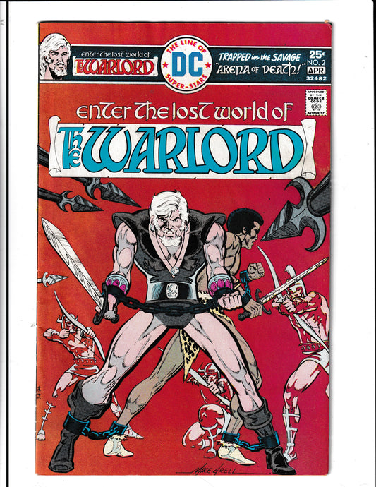 Warlord #2 (1976) 1st App Maschiste DC Comics