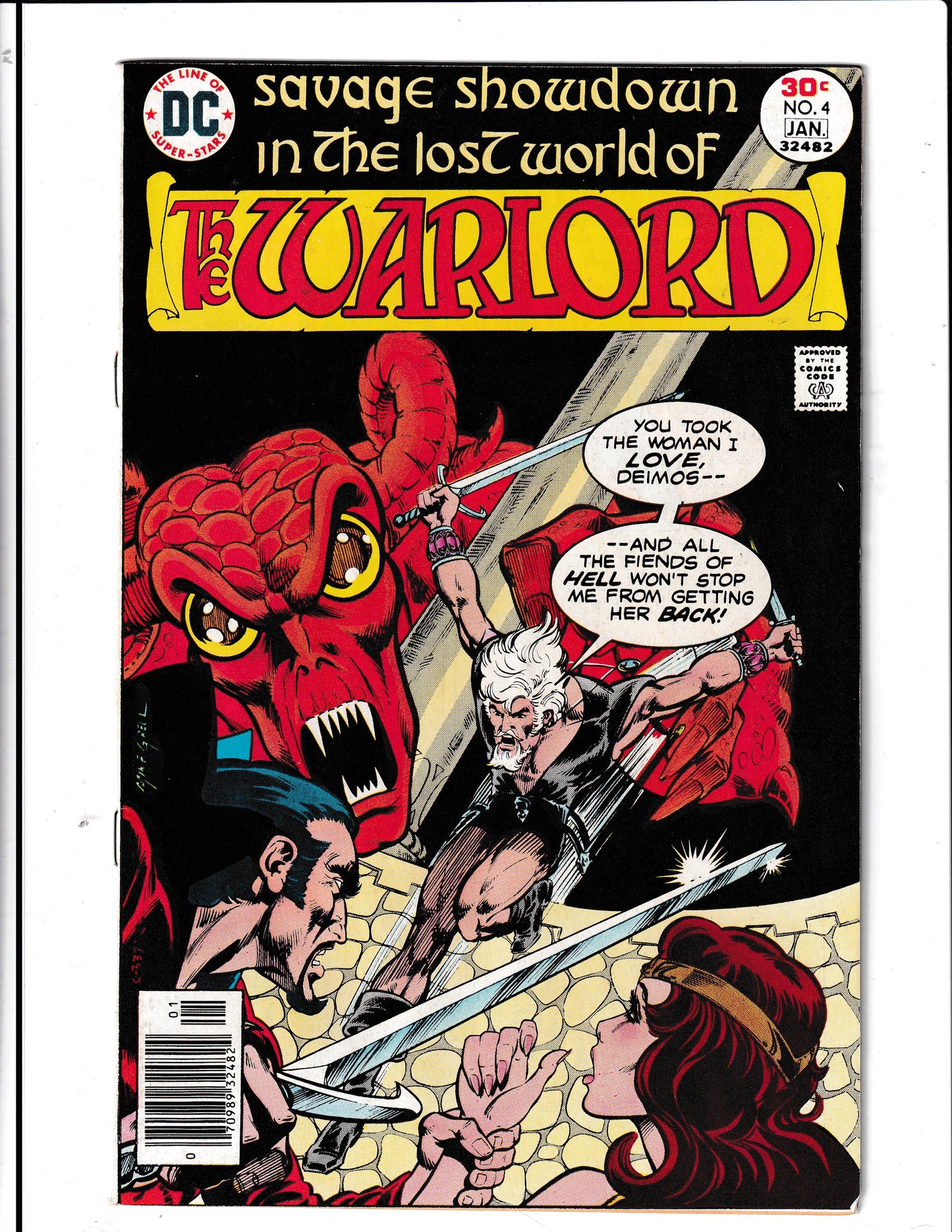 Warlord #4 (1977) DC Comics