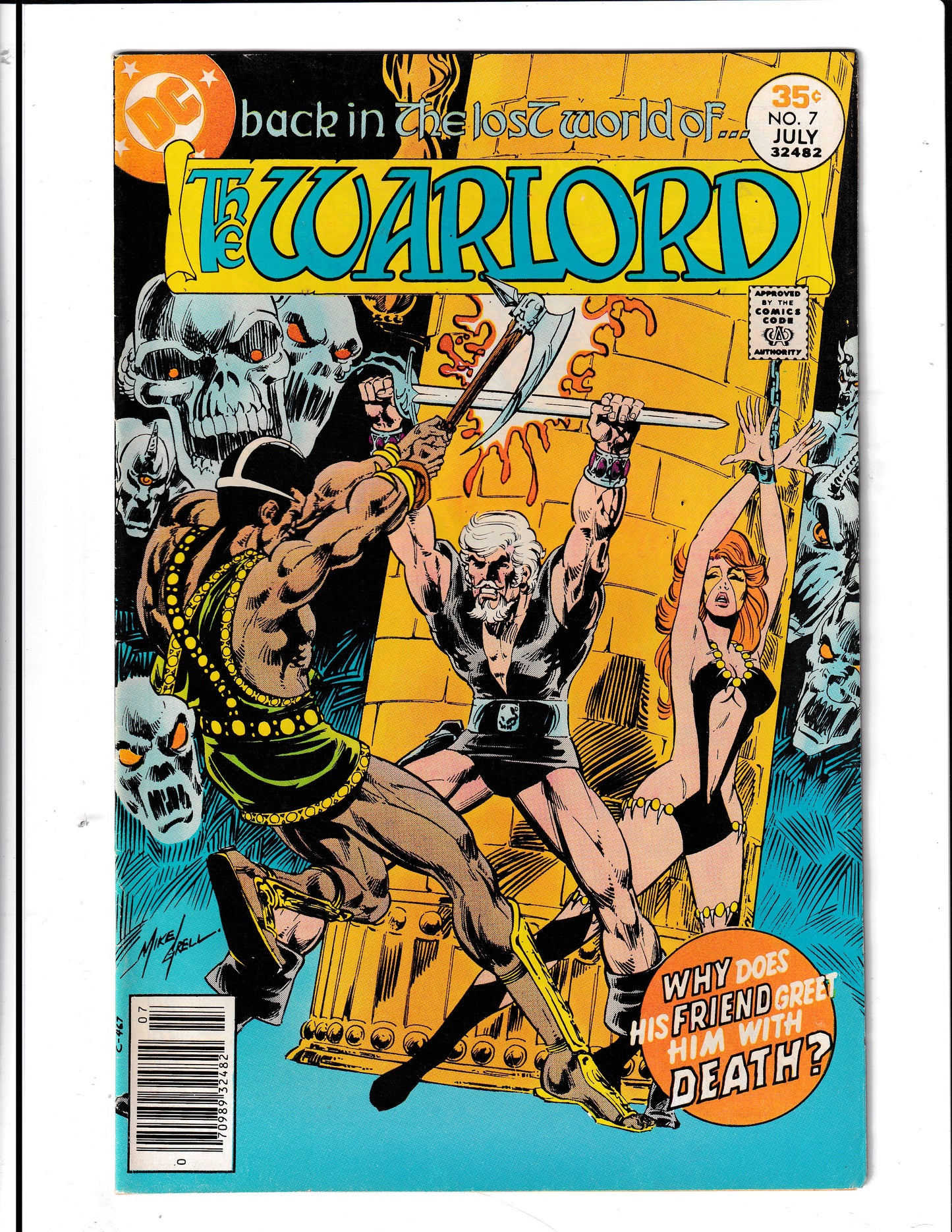 Warlord #7 (1977) DC Comics