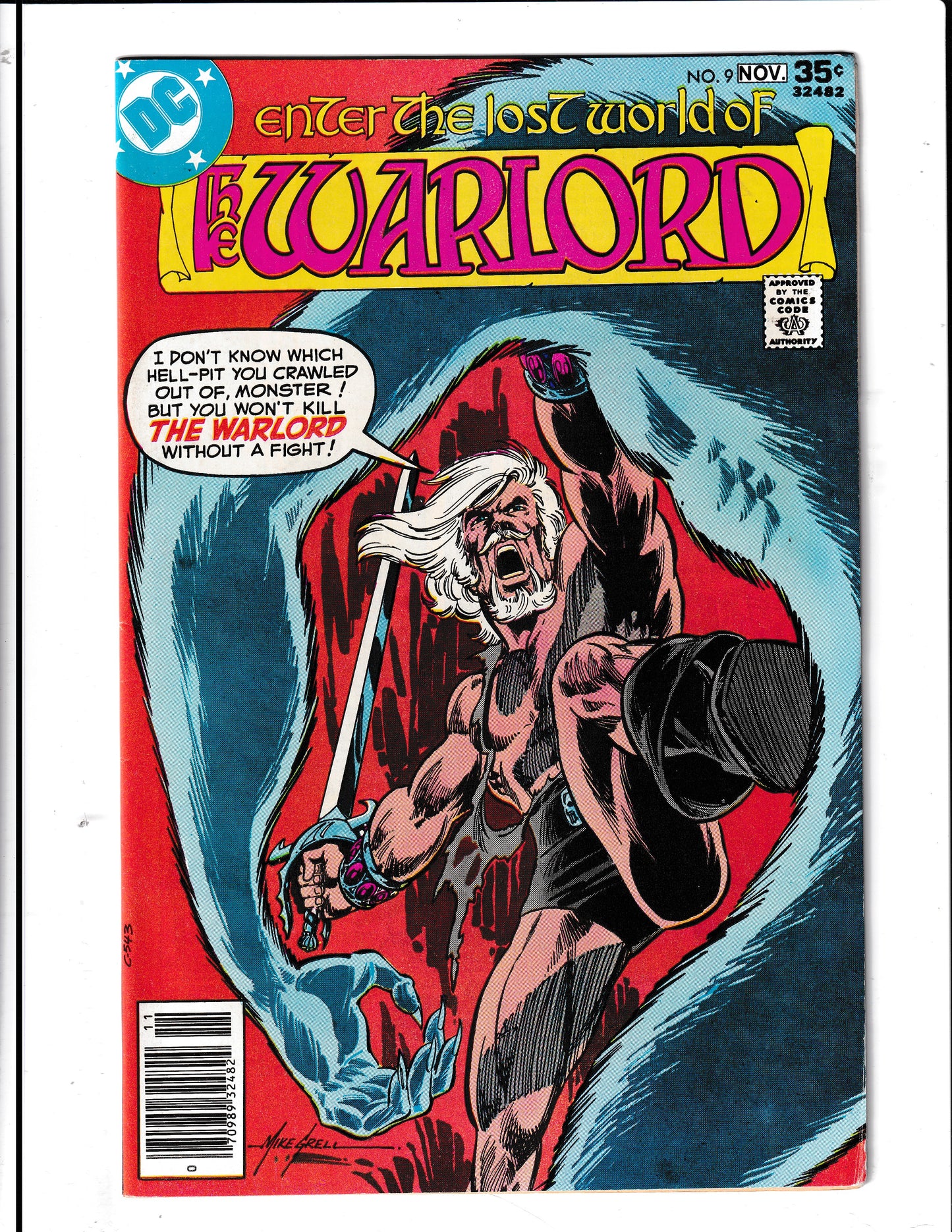 Warlord #9 (1977) DC Comics