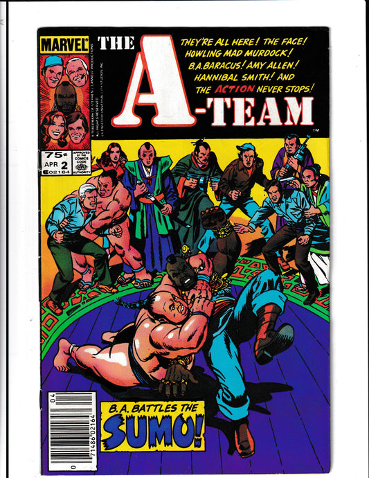 A-Team #2 (1984) Canadian Newsstand Marvel Comics