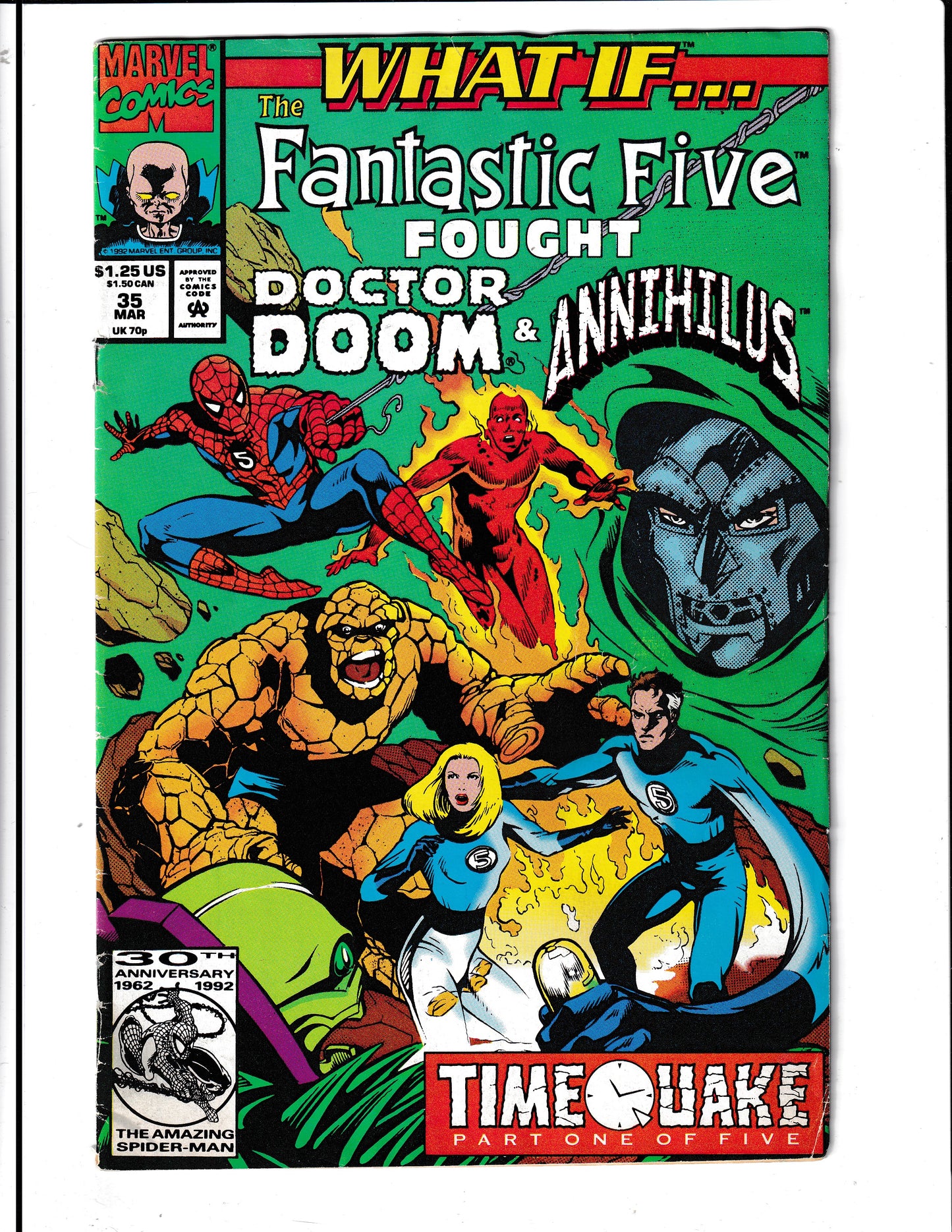 What If...? #35 (1991) Fantastic Five Fought Doctor Doom Marvel Comics