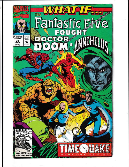 What If...? #35 (1991) Fantastic Five Fought Doctor Doom Marvel Comics