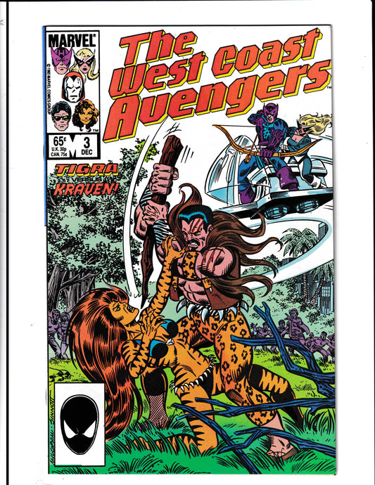 West Coast Avengers #3 (1986) Higher Grade Marvel Comics