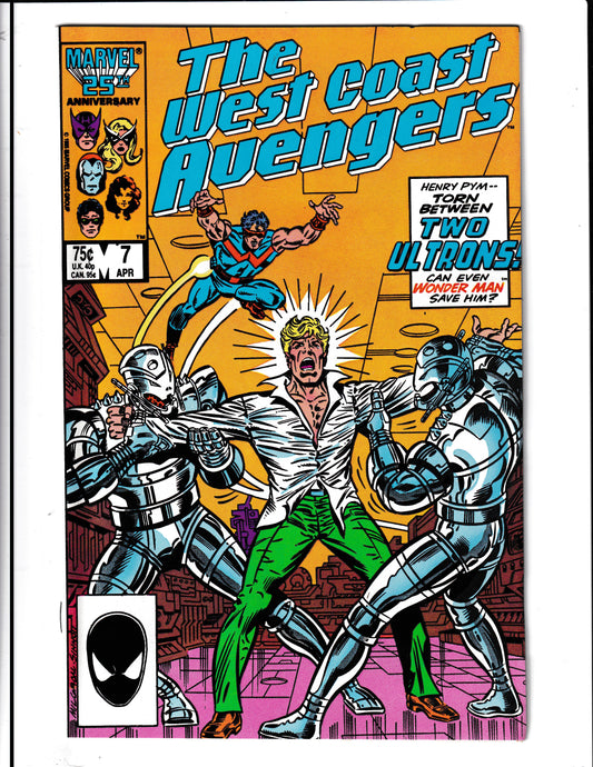 West Coast Avengers #7 (1986) Higher Grade Marvel Comics