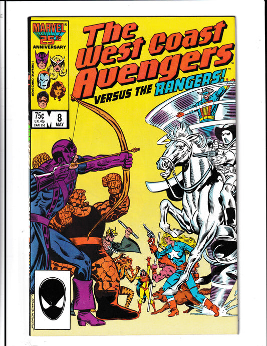 West Coast Avengers #8 (1986) Higher Grade Marvel Comics