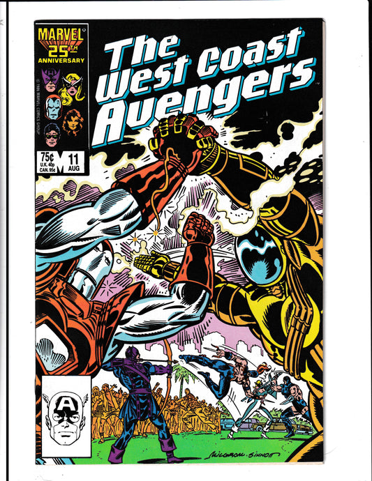 West Coast Avengers #11 (1986) Higher Grade Marvel Comics