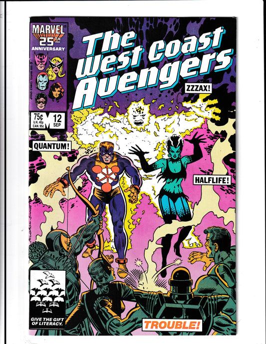 West Coast Avengers #12 (1986) Higher Grade Marvel Comics