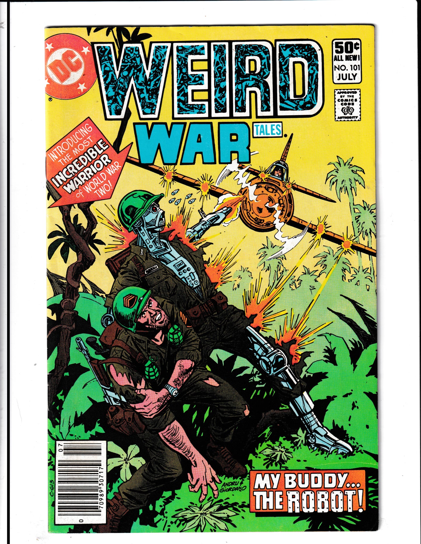 Weird War Tales #101 (1981) 1st G.I. Robot DC Comics