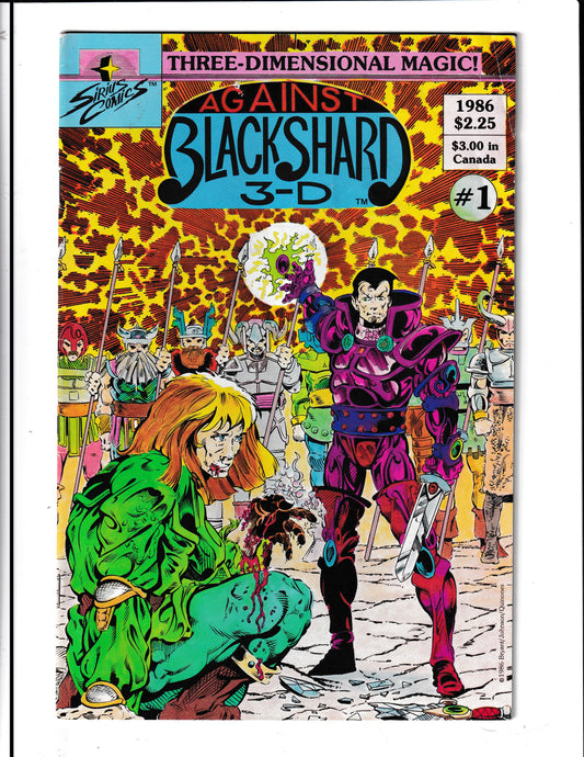 Against Blackshard 3-D #1 (1986) Sirius Comics