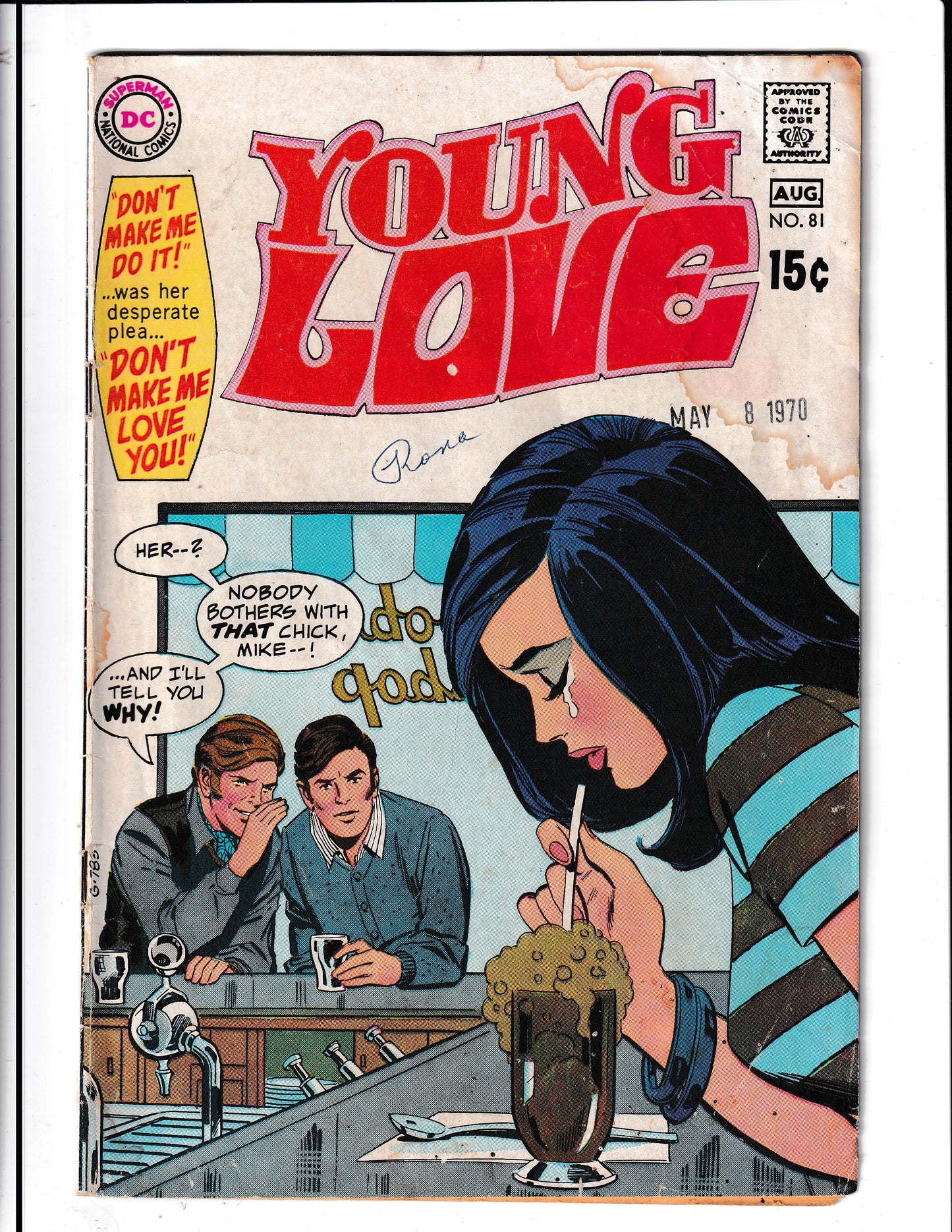 Young Love #81 (1970) DC Comics