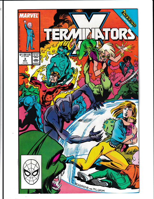 X-Terminators #3 (1988) Marvel Comics