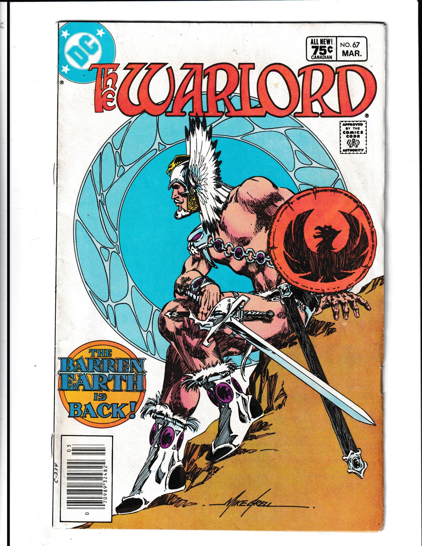 Warlord #67 (1983) DC Comics