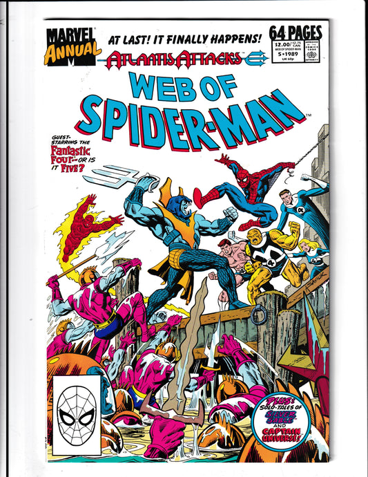 Web of Spider-Man Annual #5 (1989) Marvel Comics