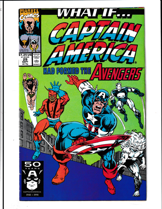 What if... #29 (1991) Captain America had formed the Avengers Marvel Comics