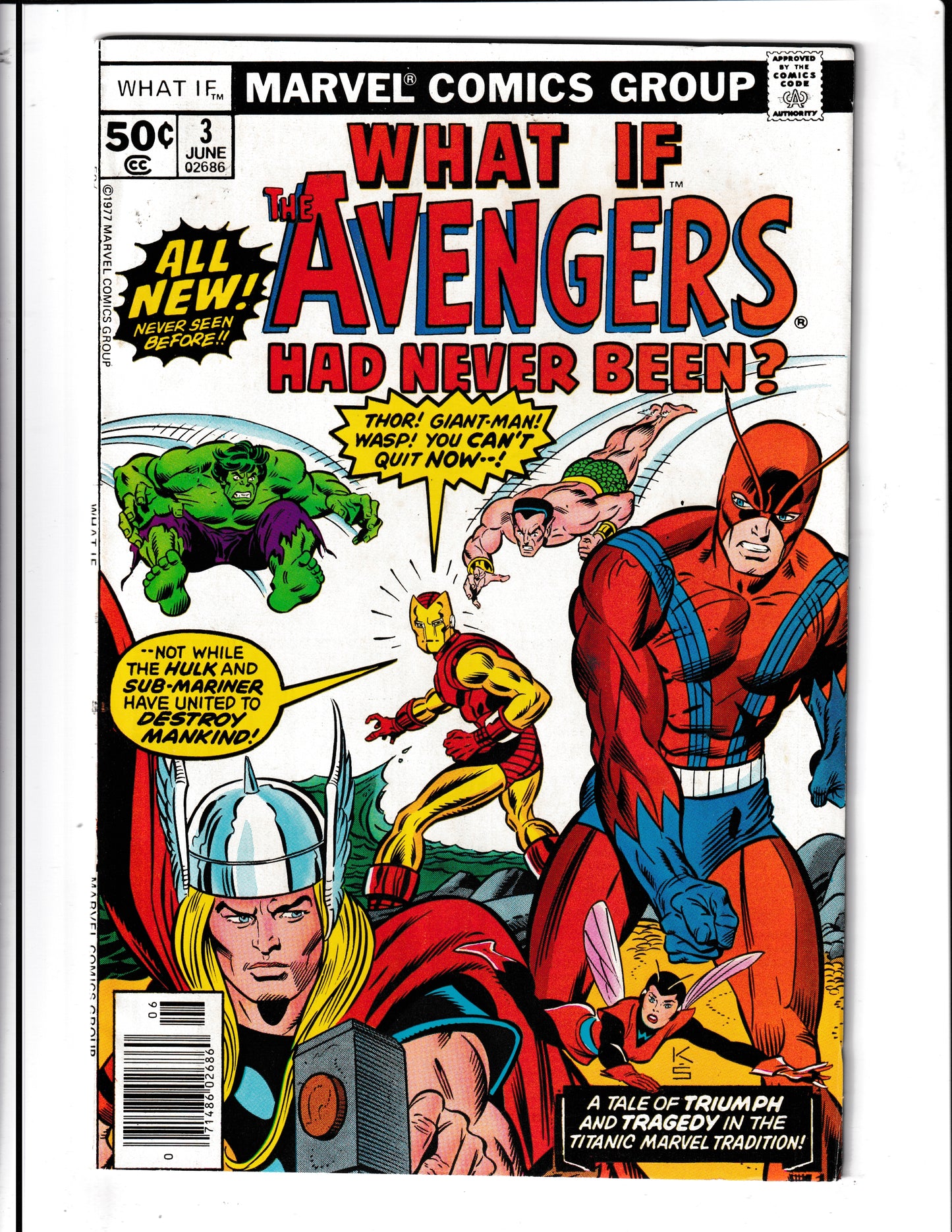 What If... #3 (1977) Higher Grade - Avengers Marvel Comics