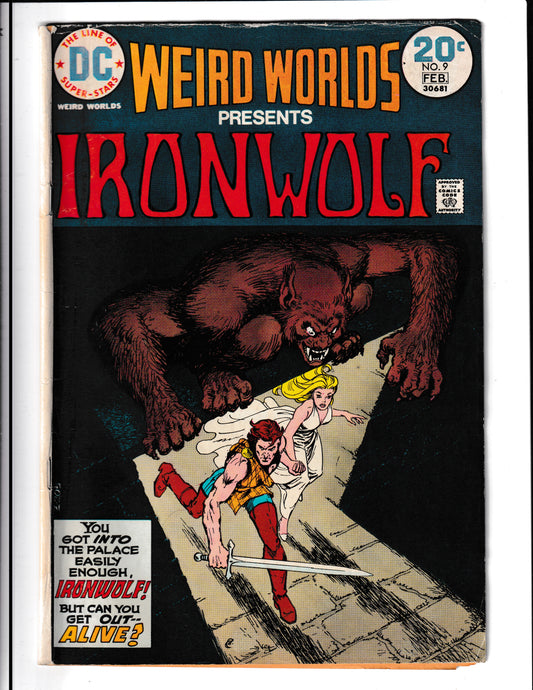 Weird Worlds #9 (1974) Ironwolf DC Comics