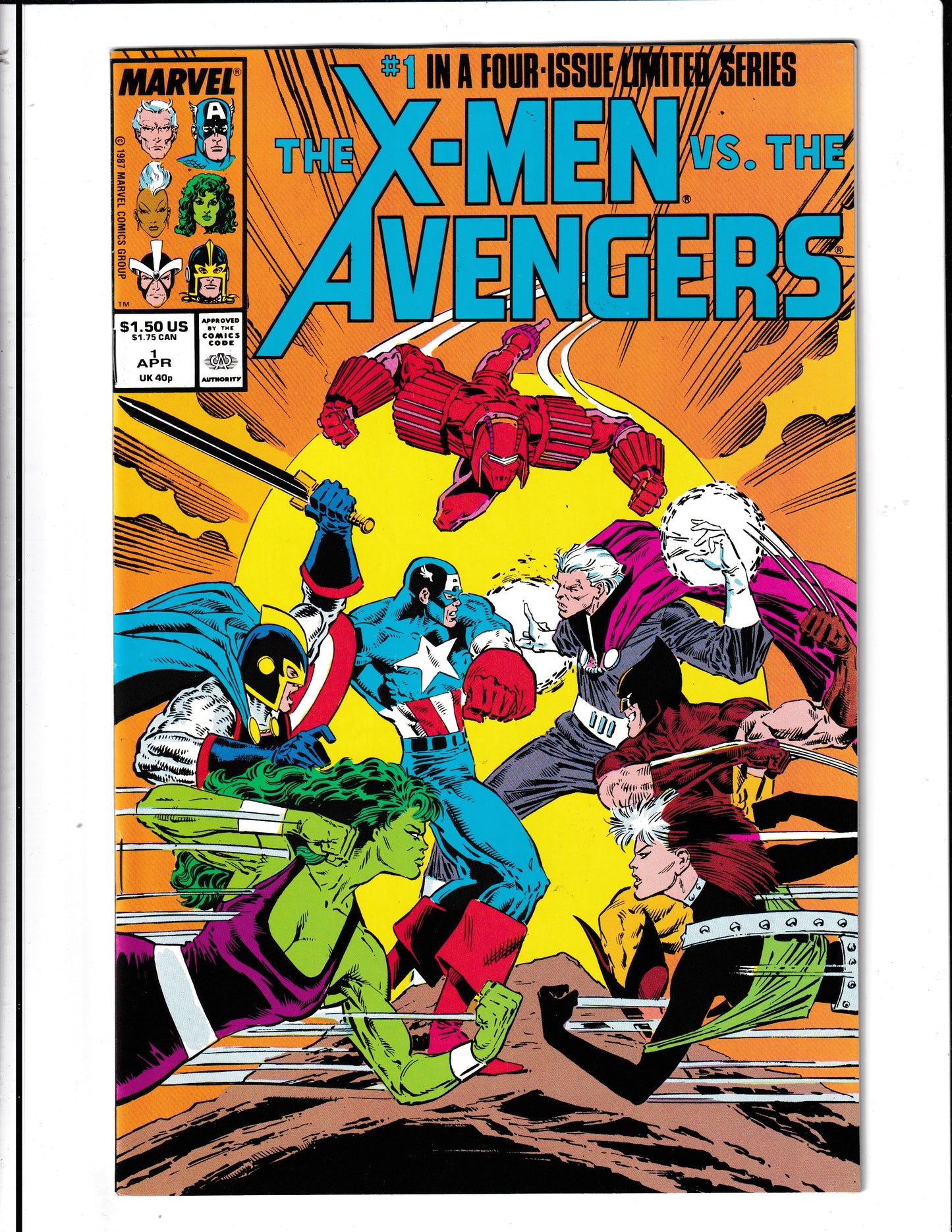 X-Men Vs The Avengers #1 (1987) Marvel Comics