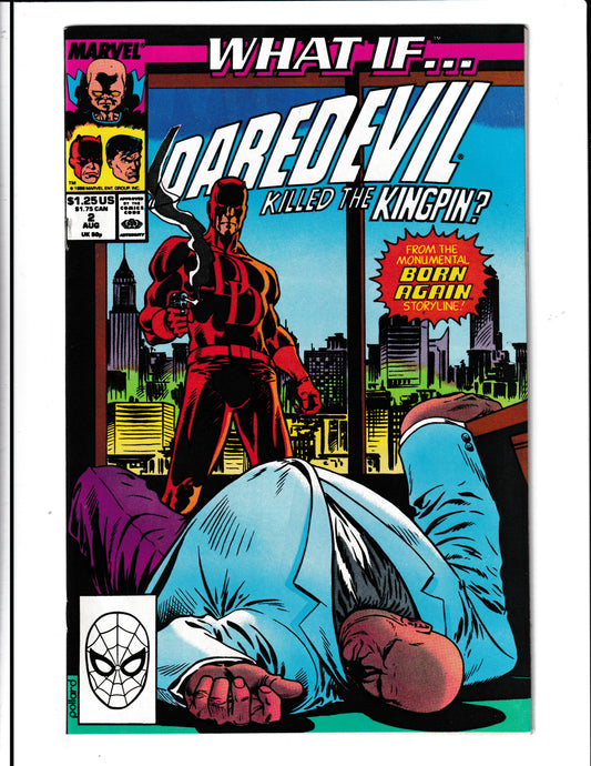 What If...? #2 (1989) Daredevil Killed Kingpin Marvel Comics