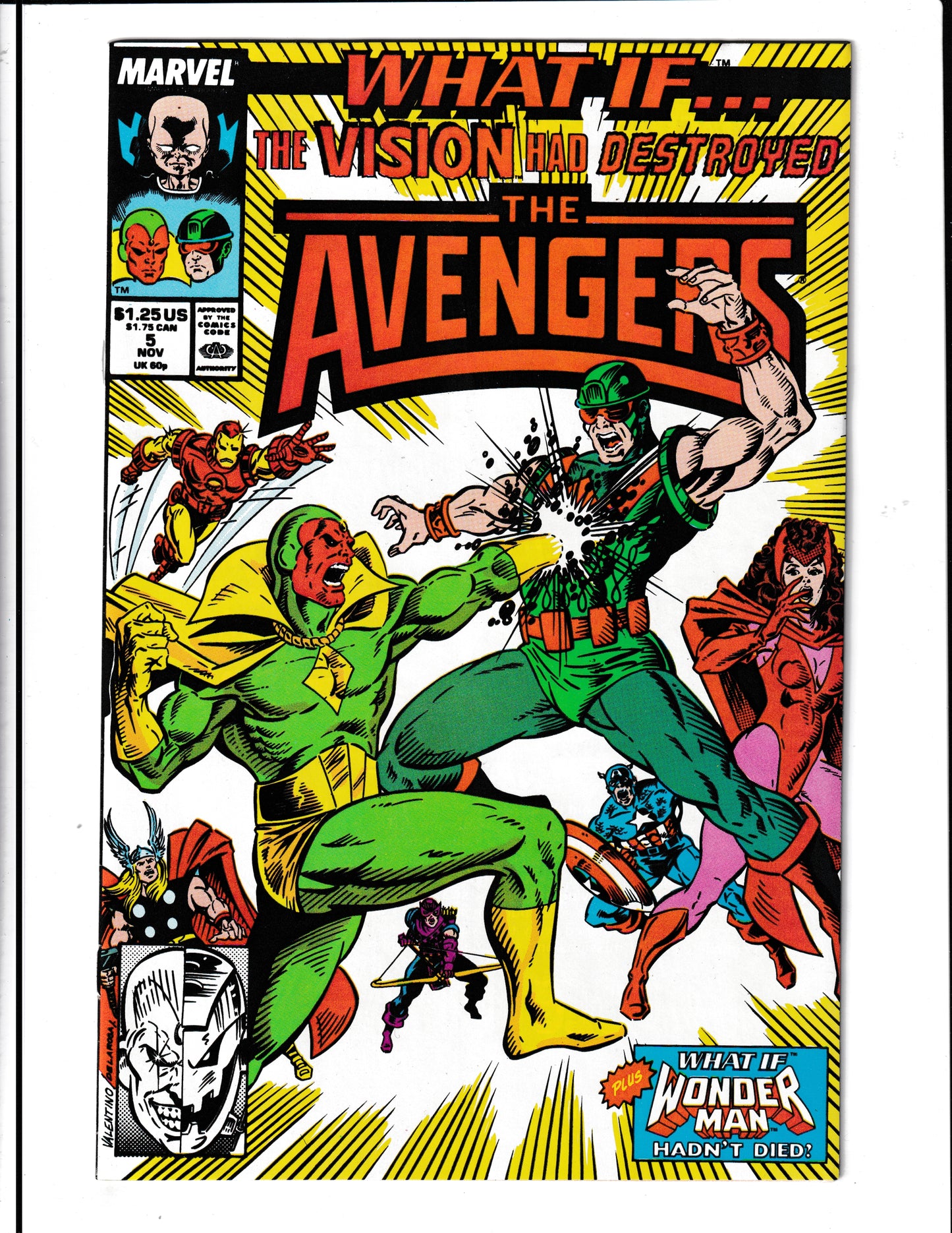 What If...? #5 (1989) Vision Destroyed Avengers Marvel Comics