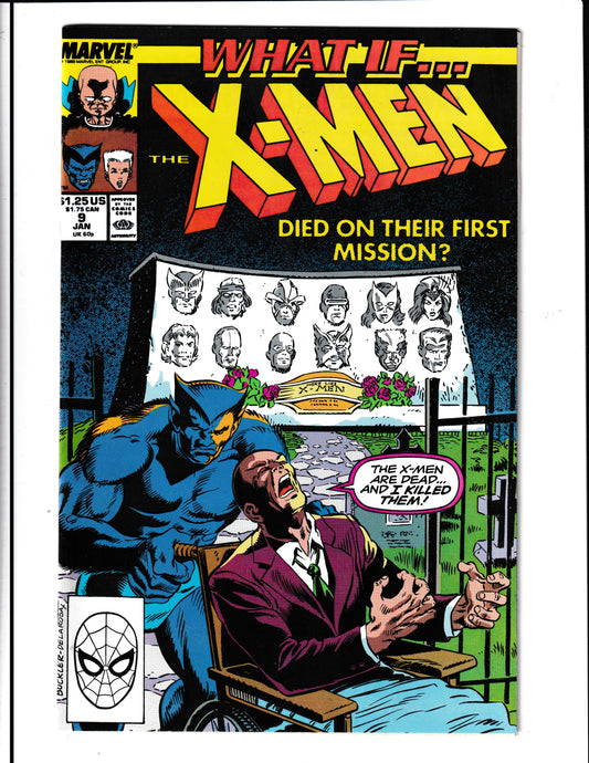 What If...? #9 (1990) X-Men Died on First Mission Marvel Comics