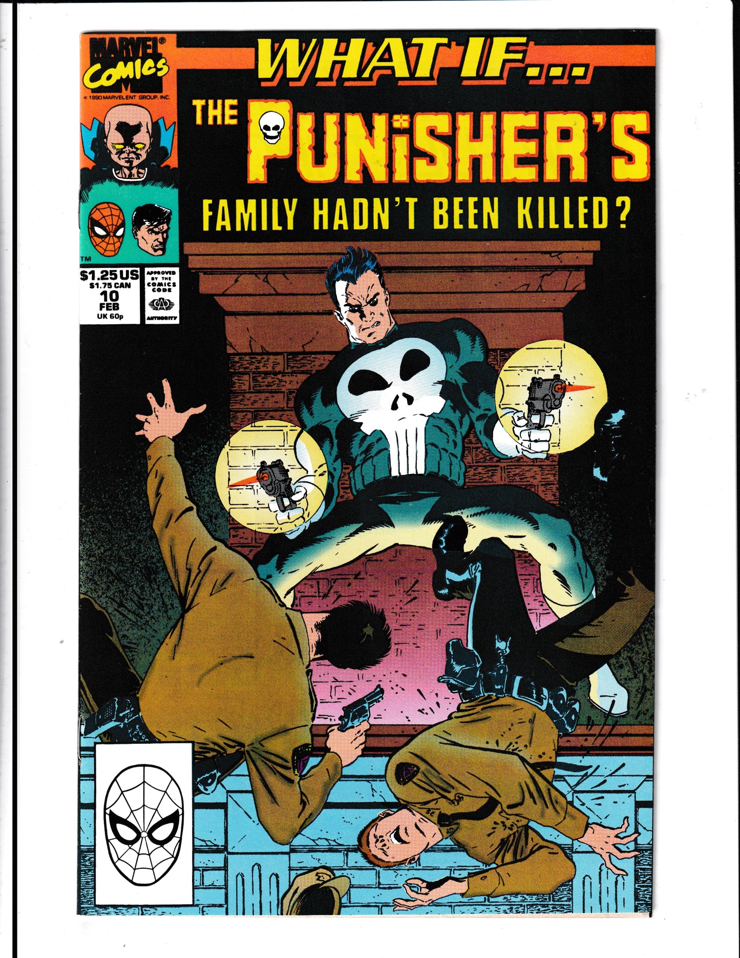 What If...? #10 (1990) Punisher's Family Hadn't Been Killed Marvel Comics