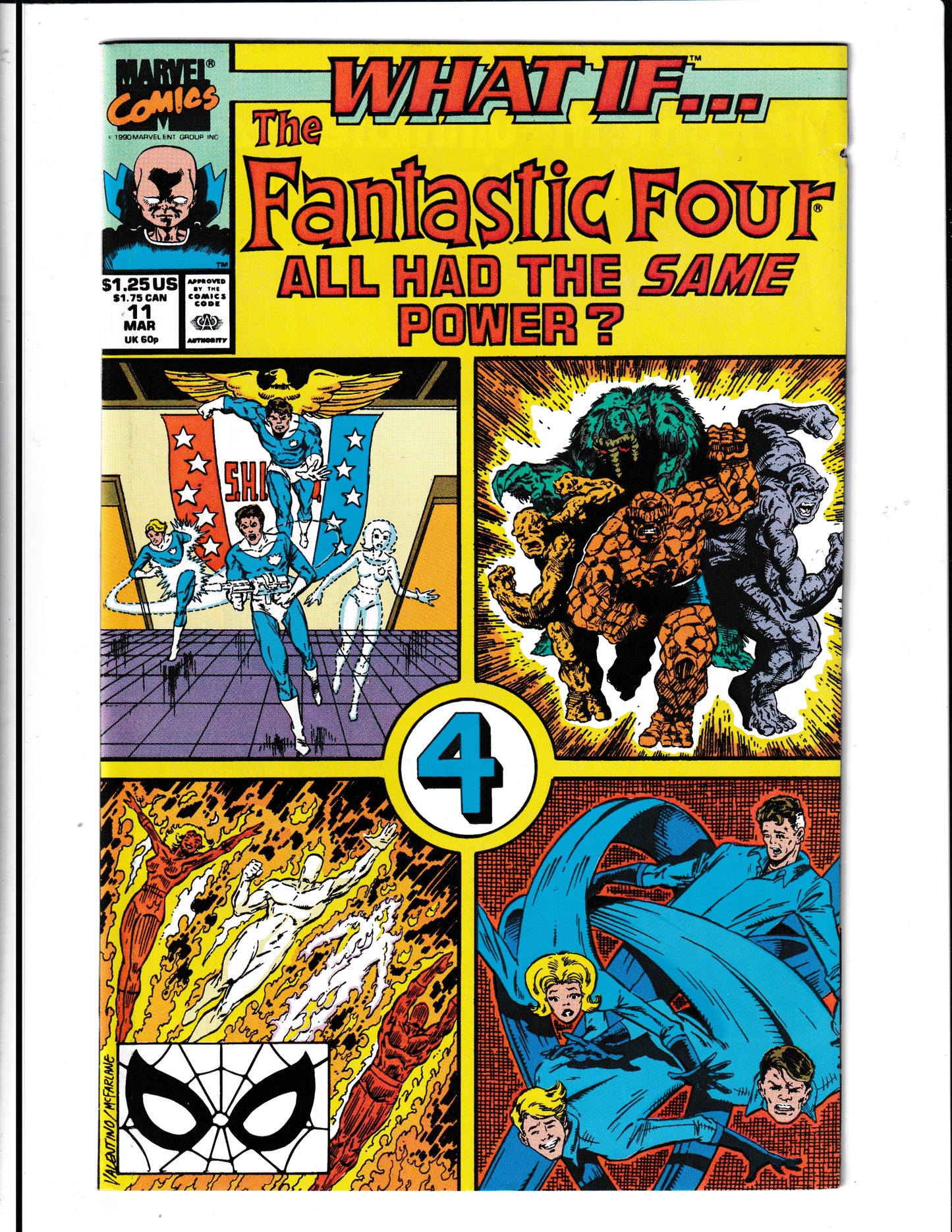 What If...? #11 (1990) Fantastic Four Had Same Power Marvel Comics