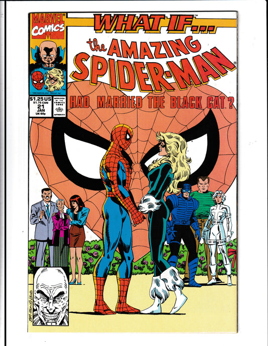 What If...? #21 (1991) Amazing Spider-Man Black Cat Marvel Comics