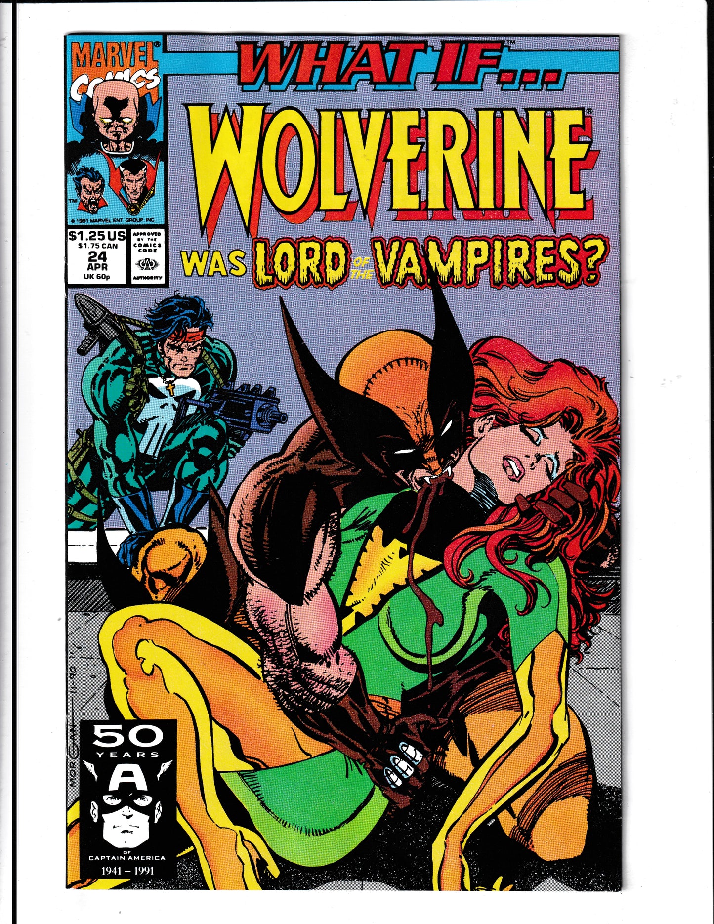 What If...? #24 (1991) Wolverine Lord of Vampires Marvel Comics