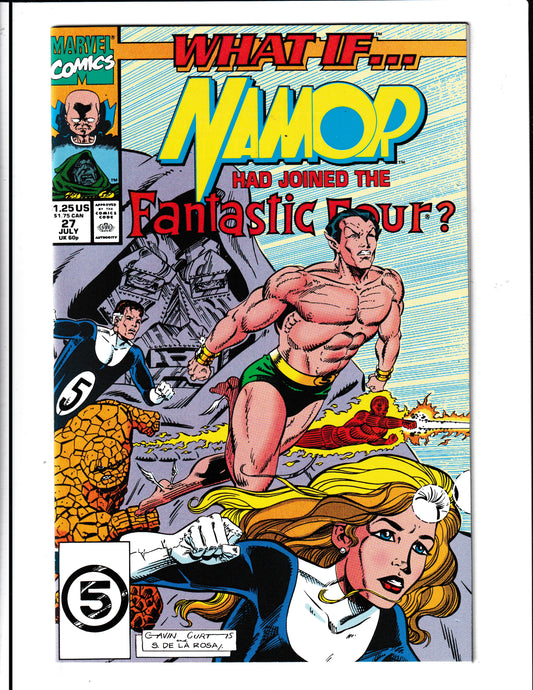 What If...? #27 (1991) Namor Joined Fantastic Four Marvel Comics