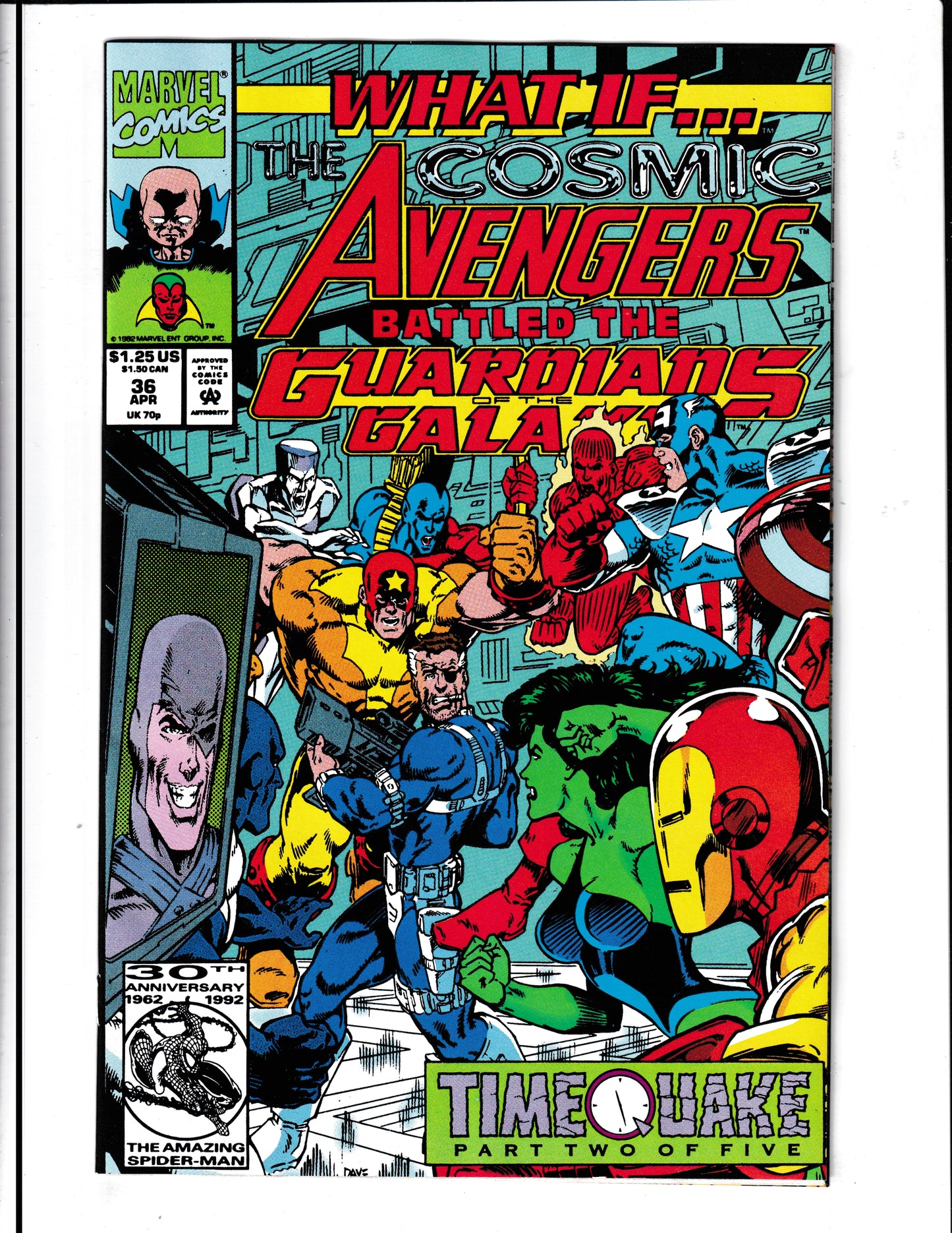 What If...? #36 (1992) Avengers Battled GOTG Marvel Comics