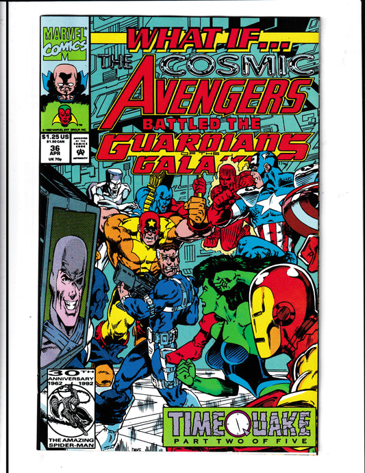 What If...? #36 (1992) Avengers Battled GOTG Marvel Comics