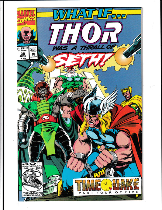 What If...? #38 (1992) Thor Was A Thrall of Seth Marvel Comics