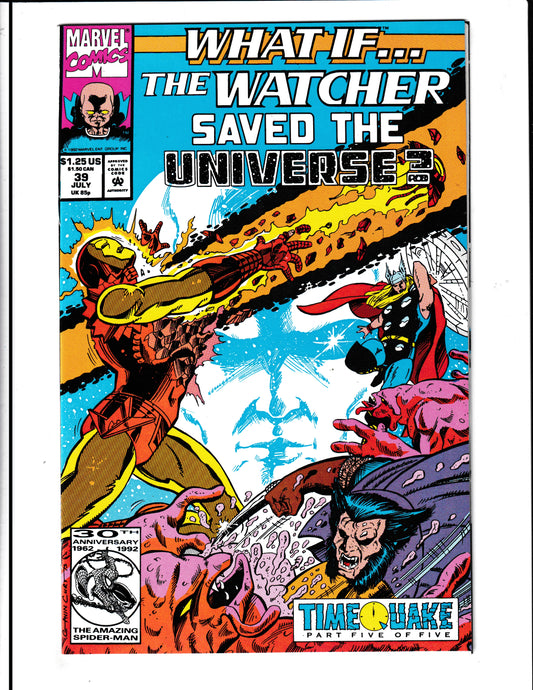 What If...? #39 (1992) Watcher Saved the Universe Marvel Comics