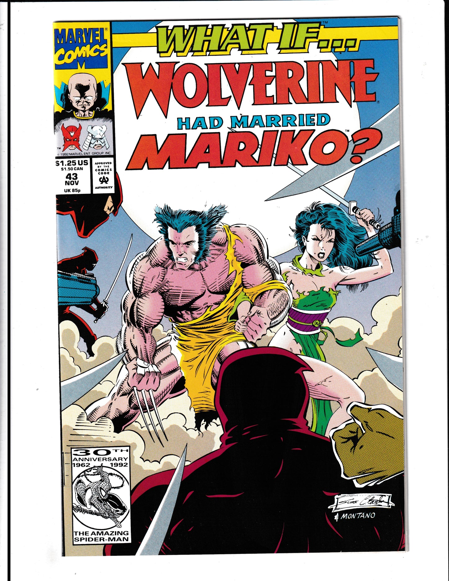 What If...? #43 (1992) Wolverine Married Mariko Marvel Comics