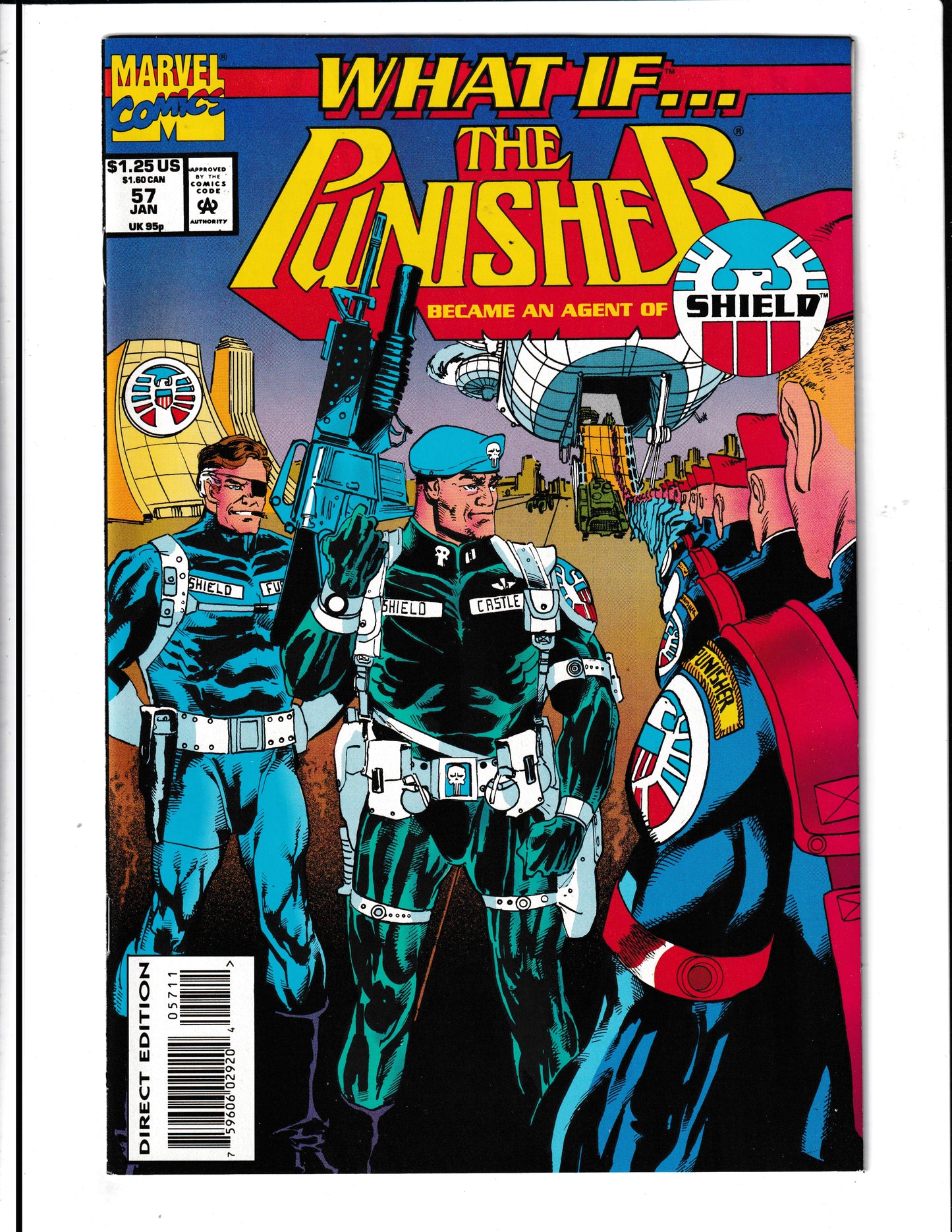 What If...? #57 (1994) Punisher Became Agent of SHIELD Marvel Comics