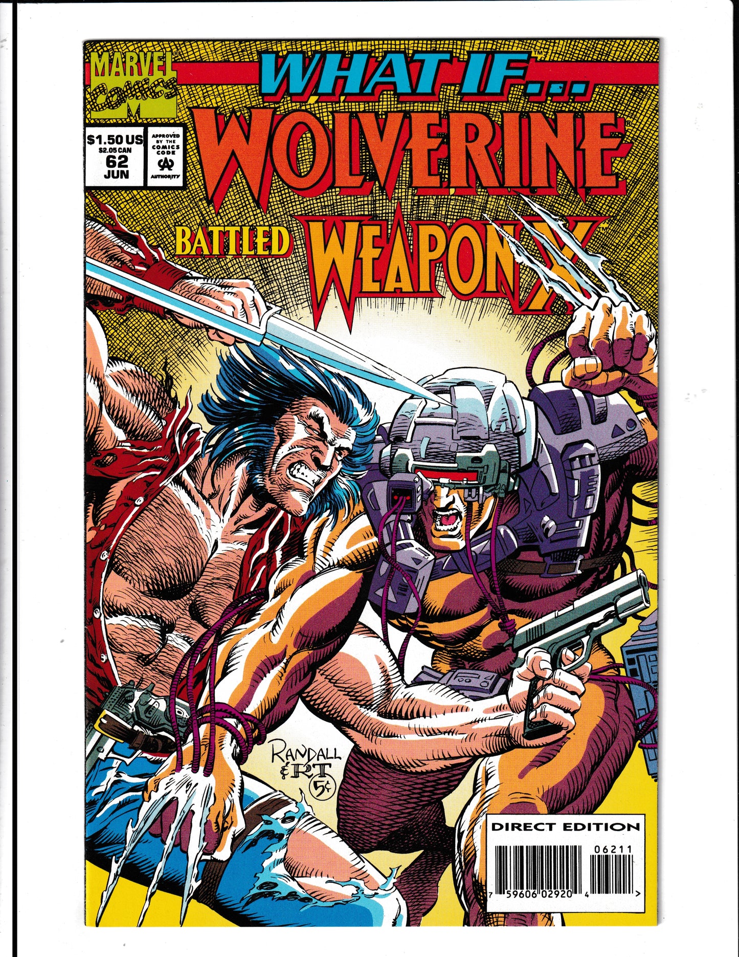 What If...? #62 (1994) Wolverine Battled Weapon-X Marvel Comics