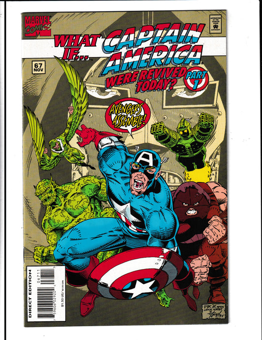 What If...? #67 (1994) Captain America Were Revived Today Pt1 Marvel Comics