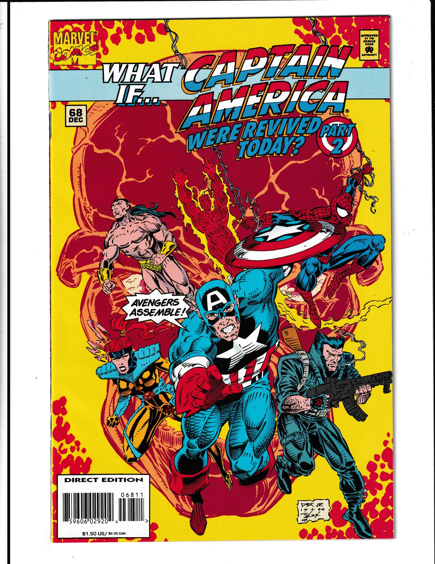 What If...? #68 (1995) Captain America Were Revived Today Pt2 Marvel Comics