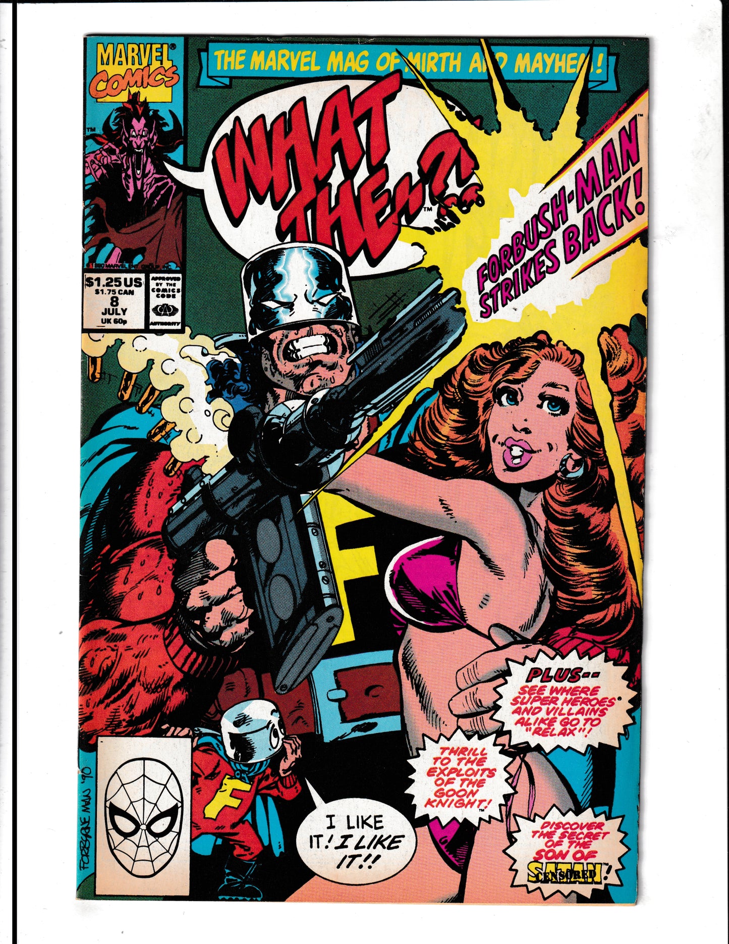 What the --?! #8 (1990) Marvel Comics