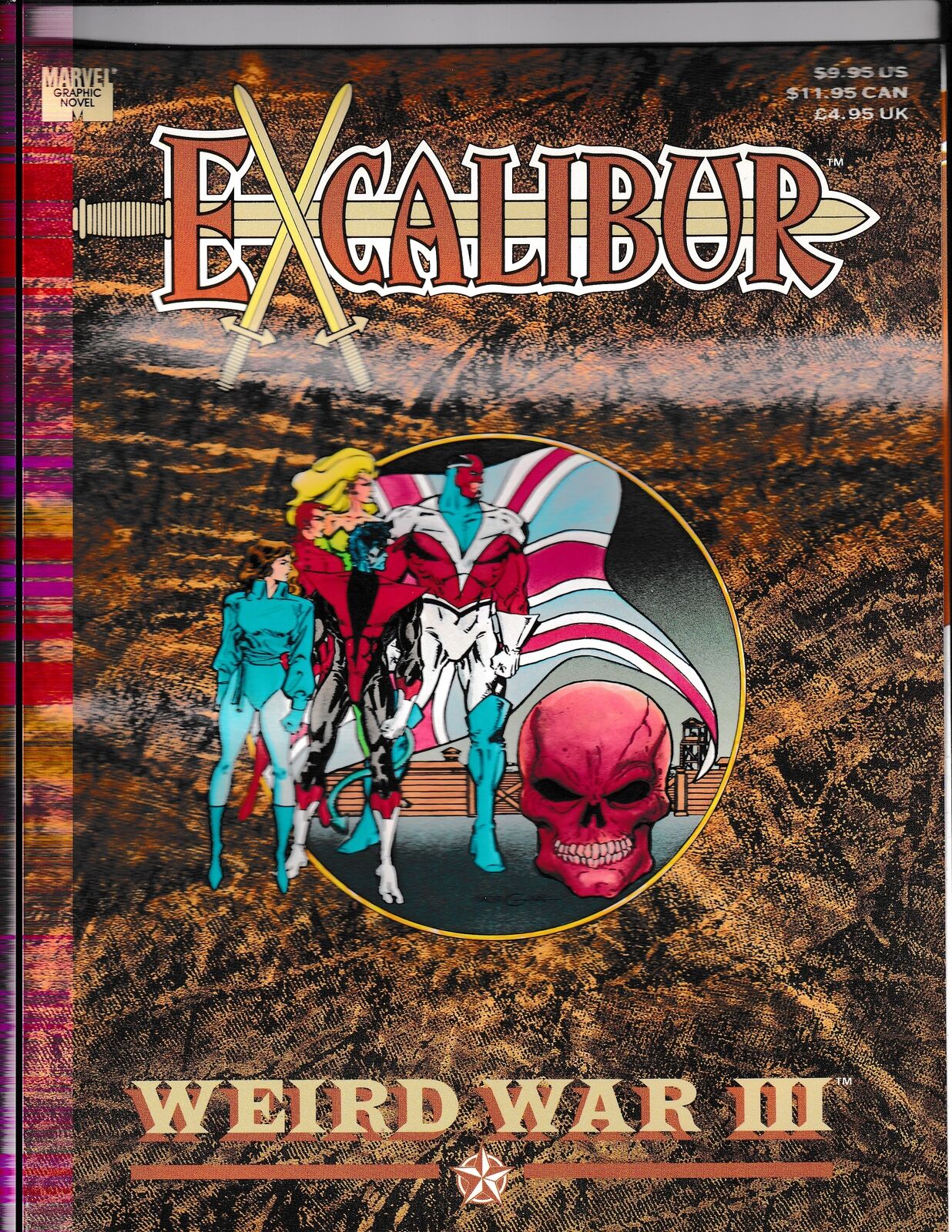 Marvel Graphic Novel: Excalibur - Weird War III #1 (1990) Marvel Comics