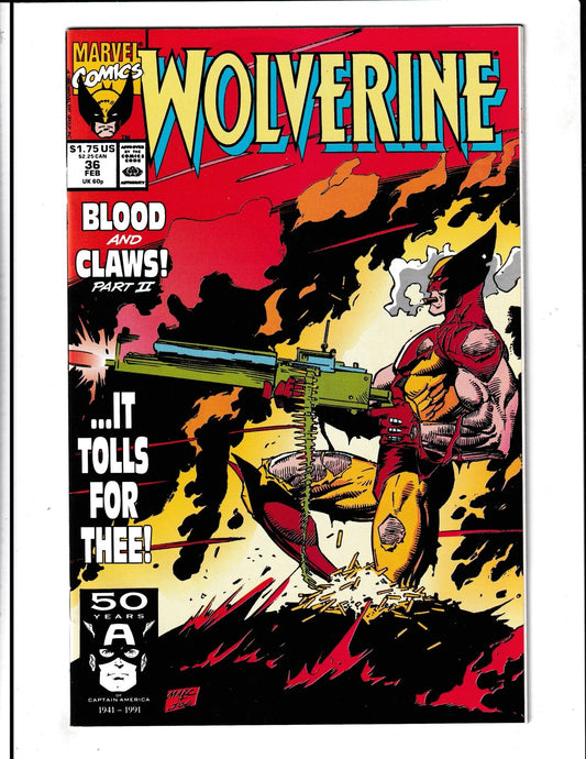 Wolverine #36 (1991) High Grade Marvel Comics