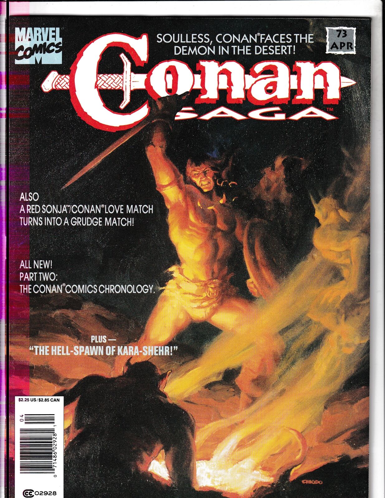 Conan Saga #73 (1993) Marvel Comics