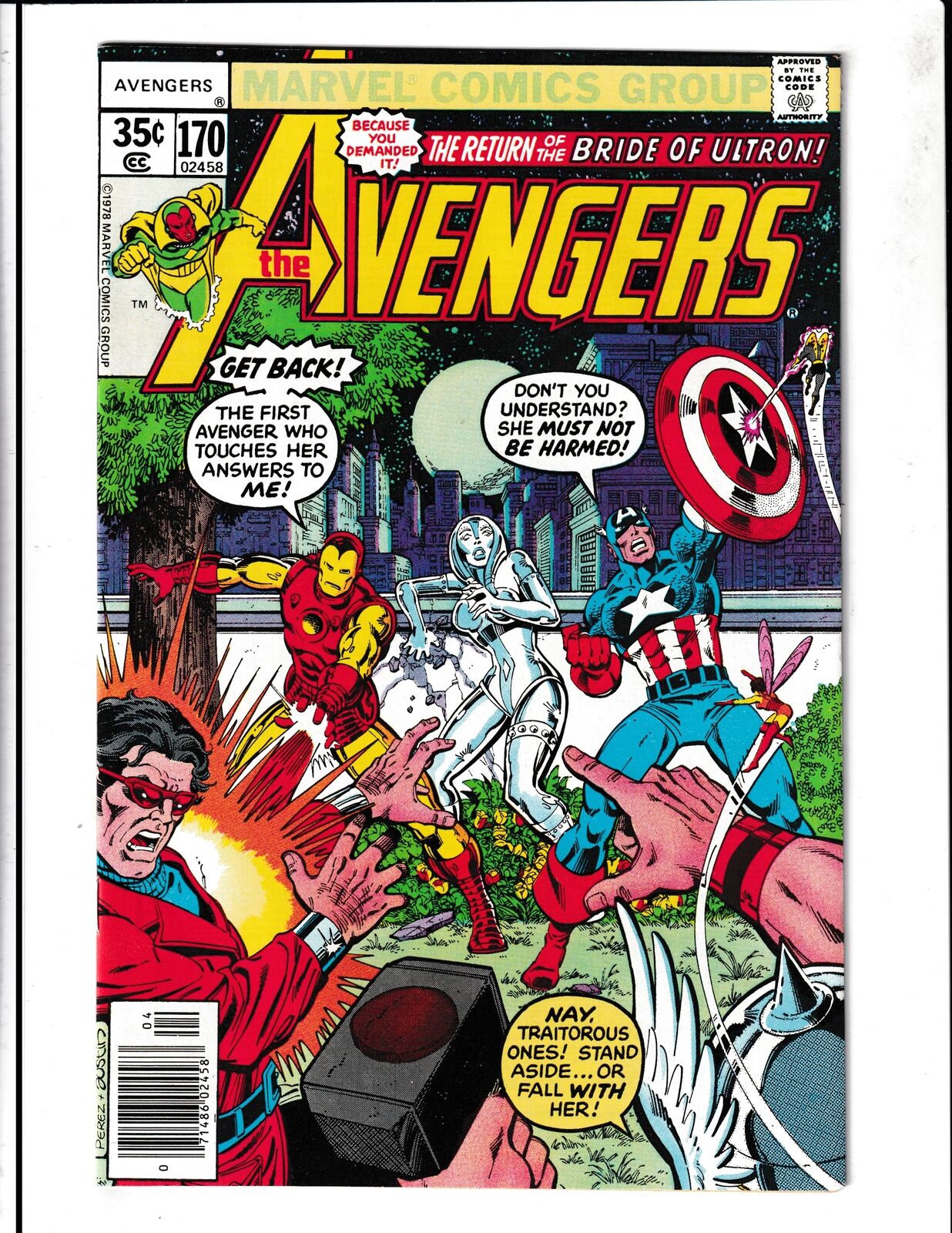 Avengers #170 (1978) Part three of the Korvac Saga Marvel Comics