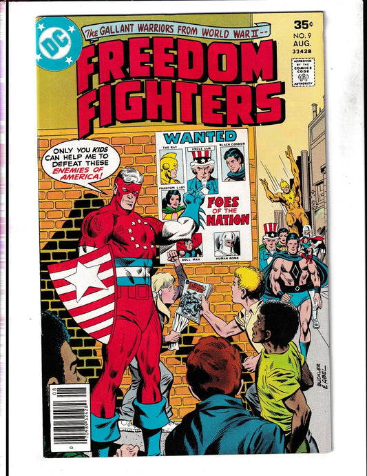 Freedom Fighters #9 (1977) DC Comics