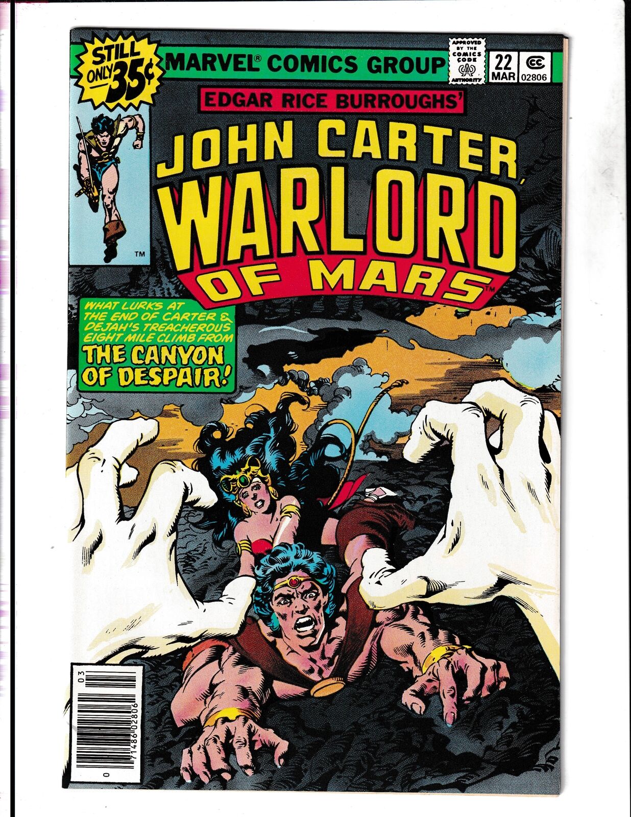 John Carter, Warlord of Mars #22 (1979) Marvel Comics