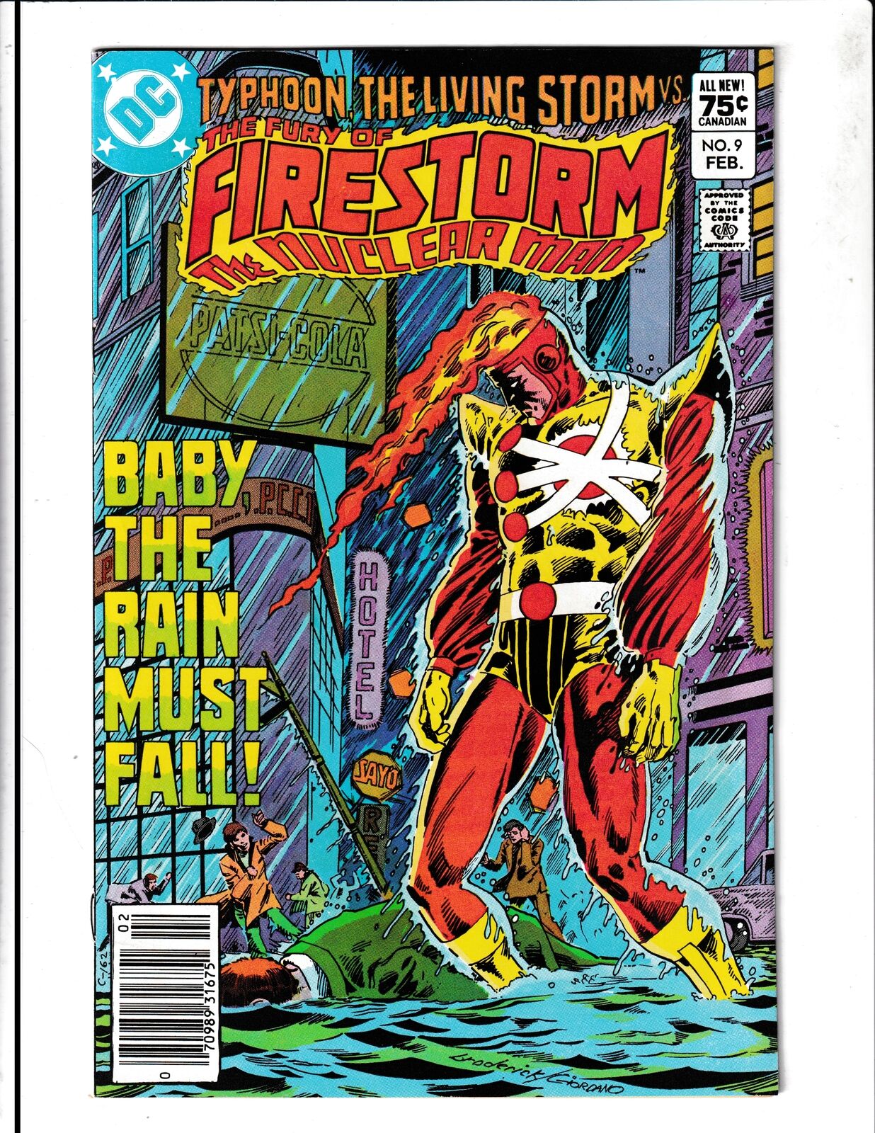 Fury of Firestorm #9 (1983) Typhoon Part 2 DC Comics